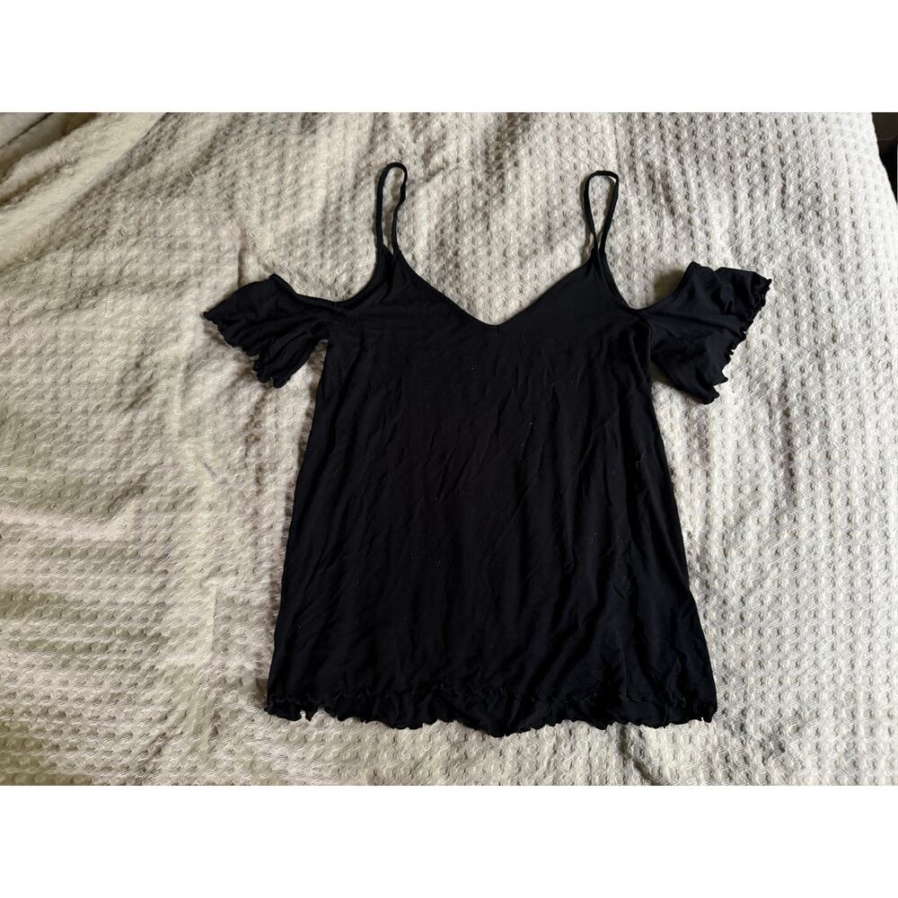 American Eagle Outfitters AEO Soft and Sexy Black Top
